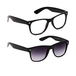 Arzonai Unisex Pack of 2 Black Sunglasses-picture-44