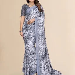 Moda Rapido Floral Poly Georgette Saree-picture-26