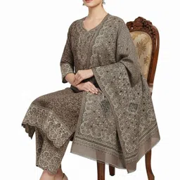 Vrinde Printed Unstitched Dress Material-picture-13