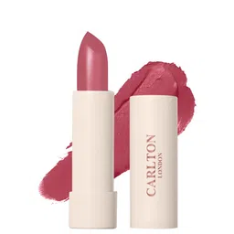 Carlton London Glitterati Matte Lipstick With Vitamin E - 4g - Dirty Peach VS01 image 1