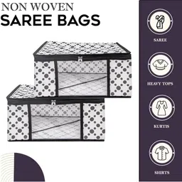 AMAK INC Black Fabric Multi-Utility Wardrobe Organisers image 2