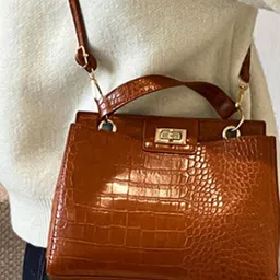 HAUTE SAUCE by Campus Sutra Women Leather Structured Shoulder Bag image 2