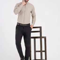 Red Tape Men Solid Button-Down Collar Cotton Formal Shirt image 3