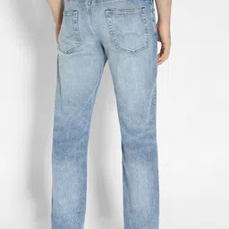 AMERICAN EAGLE OUTFITTERS Men Straight Fit Clean Look Heavy Fade Stretchable Jeans image 2