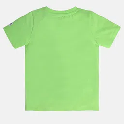 MINI KLUB Boys Typography Printed Round Neck Cotton T-shirt image 3