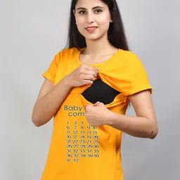 SillyBoom Graphic Printed Maternity T-shirt image 5