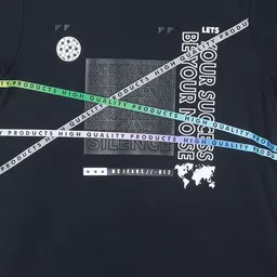 Monte Carlo Boys Typography Printed Round Neck T-Shirt image 3