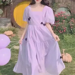 StyleCast Puff Sleeve A-Line Midi Dress-picture-15