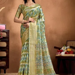Vmdesigns Silk Blend Handloom Saree-picture-40