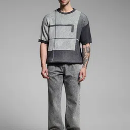 Jack & Jones Men Striped Pockets T-shirt image 5