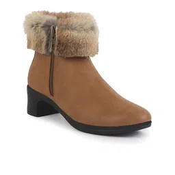 FAUSTO Women Block-Heeled Winter Boots-image-74