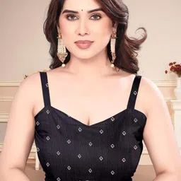 SUPERLAXMI Bandhani Zari Saree image 4