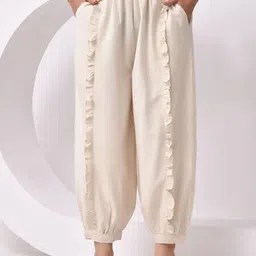 SIDDHO HUM Women Cotton Mid Rise Trousers-image-24