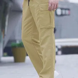VOGAAN Men Relaxed Cargos Trousers image 4