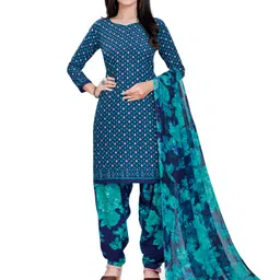 HERE&NOW Floral Printed Unstitched Dress Material-picture-25