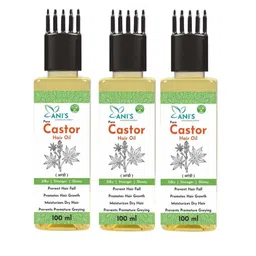 ANI'S Set Of 3 Pure Castor Hair Oils -100ml Each-image-93