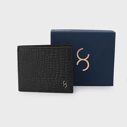 One8 Men Textured Leather Two Fold Wallet image 5