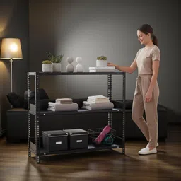 flipkart smartbuy Warehouse, Book, Cloths, Shoes Multipurpose Steel Rack Metal Open Book Shelf-picture-21