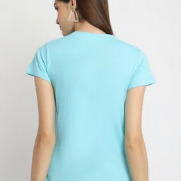 Dreambe Women Pack Of 2 Looney Tunes Graphic Printed Round Neck Cotton T-shirts image 2