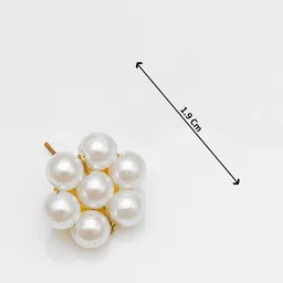 Aadita Gold-Plated Pearls Beaded Choker Necklace & Earrings image 3