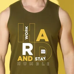 WOOSTRO Men Typography 2 Printed Cut Outs Slim Fit T-shirt image 4