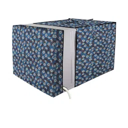 Stylista Blue Solid Waterproof Air Conditioner Covers-picture-24