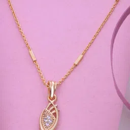 Ramdev Art Fashion Jwellery Brass Gold Plated Mangalsutra image 2