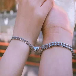 Beadzzz Unisex Silver Bracelet-picture-28