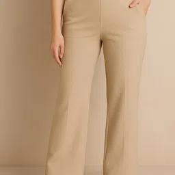 NU CLOTHS Women Relaxed High-Rise Regular Trousers-picture-20