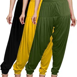 zyna Viscose Rayon Solid Patiala image 1