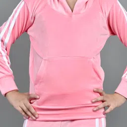 Kwikk Pink Cotton Blend Clothing Set image 3