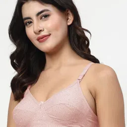 LILY Women Pack of 3 Floral Printed Full Coverage Bra image 5