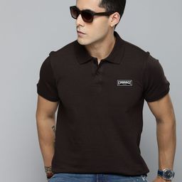R.Code by The Roadster Life Co. Men Printed Polo Collar T-shirt-picture-7