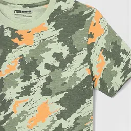 Fame Forever by Lifestyle Boys Printed Round Neck Pure Cotton Regular Fit T-shirt image 3