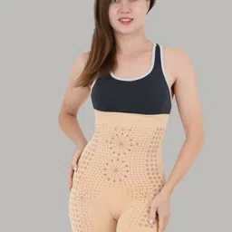 OLSIC Printed High-Rise Tummy & Thigh Shapewear image 1