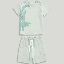 mothercare Boys Printed T-shirt with Shorts-picture-19