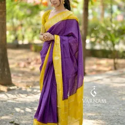 CANIZZARO Woven Design Zari Silk Blend Handloom Banarasi Saree image 3