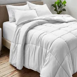 CHICERY White Heavy Winter 300 GSM Single Bed Comforter-image-36