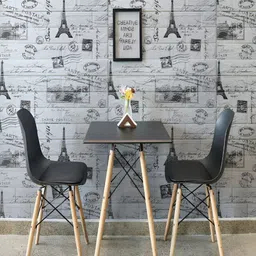 Lukzer Grey & Black Printed Self Adhesive 3D Wall Panels image 3