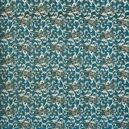 Furnishing Hut Blue & White Ethnic Motifs Printed Non-Slip & Durable Chenille Carpet image 3