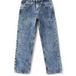 TALES & STORIES Boys Blue Cotton Stretchable Jeans image 3