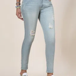 VESTIDO MODAS Women Slim Fit Mid-Rise Machine Wash Light Fade Stretchable Jeans-image-54