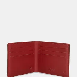 GIOIA Bello Men Brand Logo Textured RFID Leather Two Fold Wallet image 4