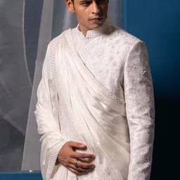 Ayush Jain Embroidered Sherwani Set image 3