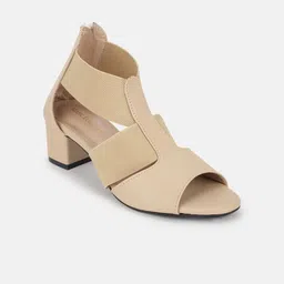 Marc Loire Women Solid Work Peep Toes Block Heels image 2