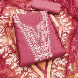 KALINI Embroidered Unstitched Dress Material-picture-29