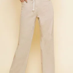 KATLINE Women Straight Fit High-Rise Jeans-image-28