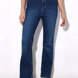 ONLY Women Bootcut Mid-Rise Light Fade Stretchable Jeans-image-86