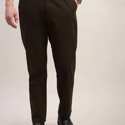 British Club Men Comfort Straight Fit Low-Rise Trousers-picture-20