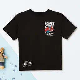 max Boys Graphic Printed Round Neck Pure Cotton T-shirt-picture-22